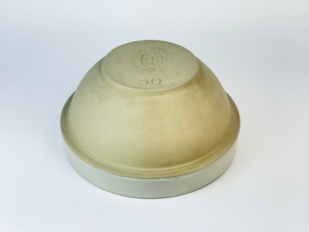 Vintage 8" French 'Grespots' Stoneware Mixing Bowl (#30) – Digoin France