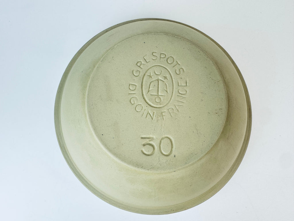 Vintage 8" French 'Grespots' Stoneware Mixing Bowl (#30) – Digoin France
