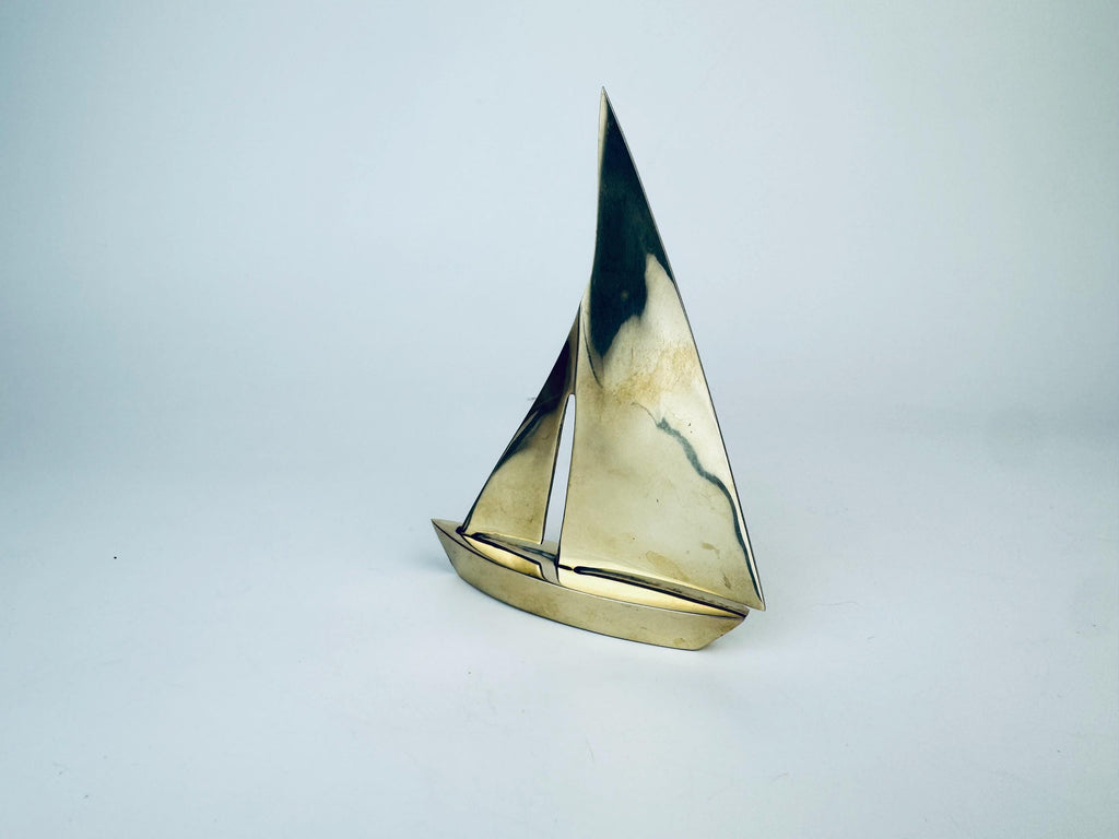 Product image for 'vintage brass sailboat sculptures mid century nautical elegance sold separately' (view 01372d)