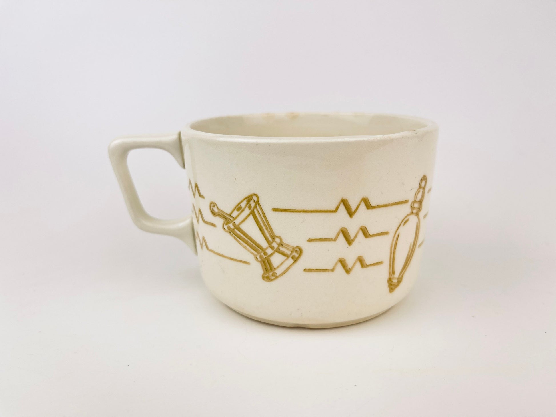 Product image for 'vintage rx spiller ceramic shaving cup mug mentholated 40 year club made in usa batavia ny' (view ea71c4)