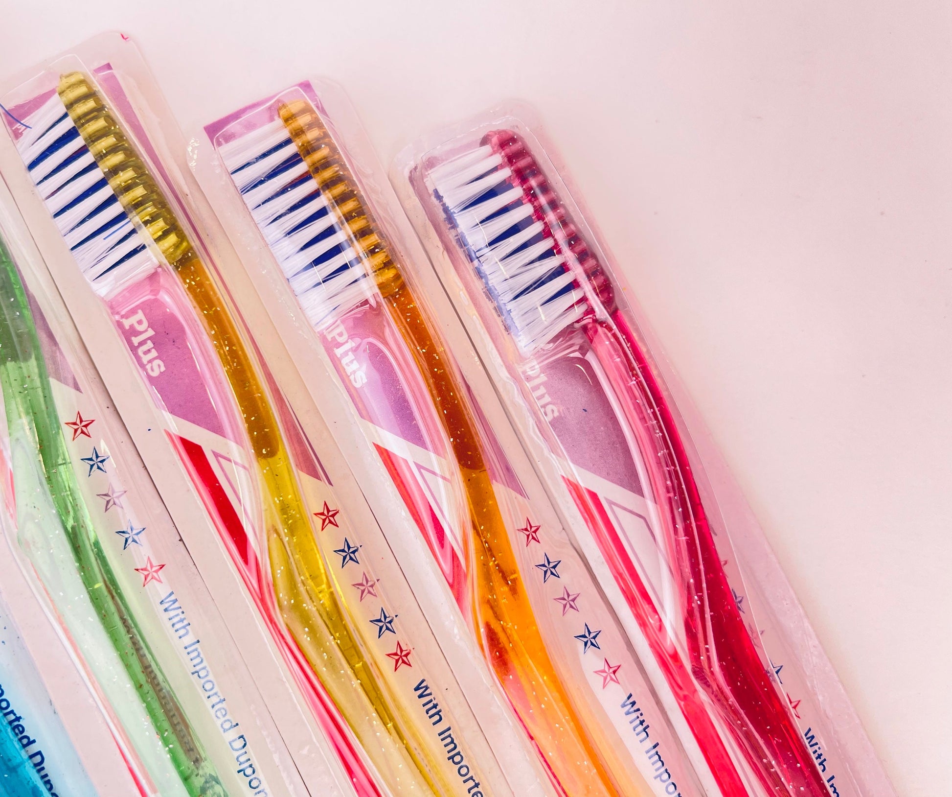 Product image for 'vintage gold star tooth brush new set of forty 40 sets sold separately' (view a85f4a)