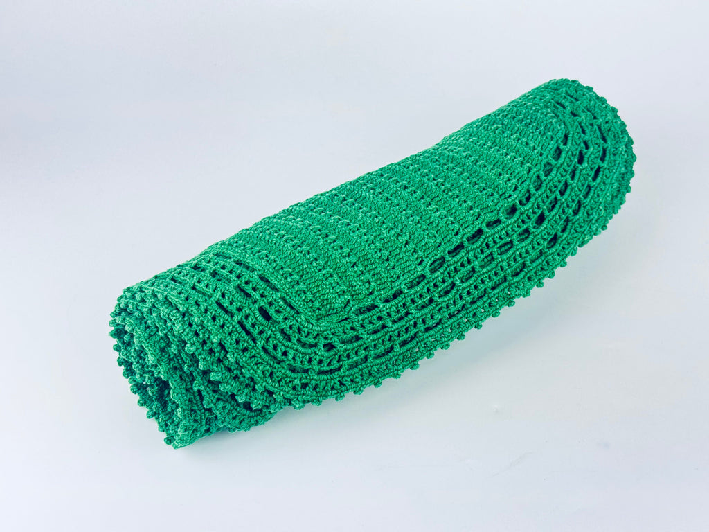 Product image for 'vintage crochet green place mats set of four 4' (view 1e9f84)