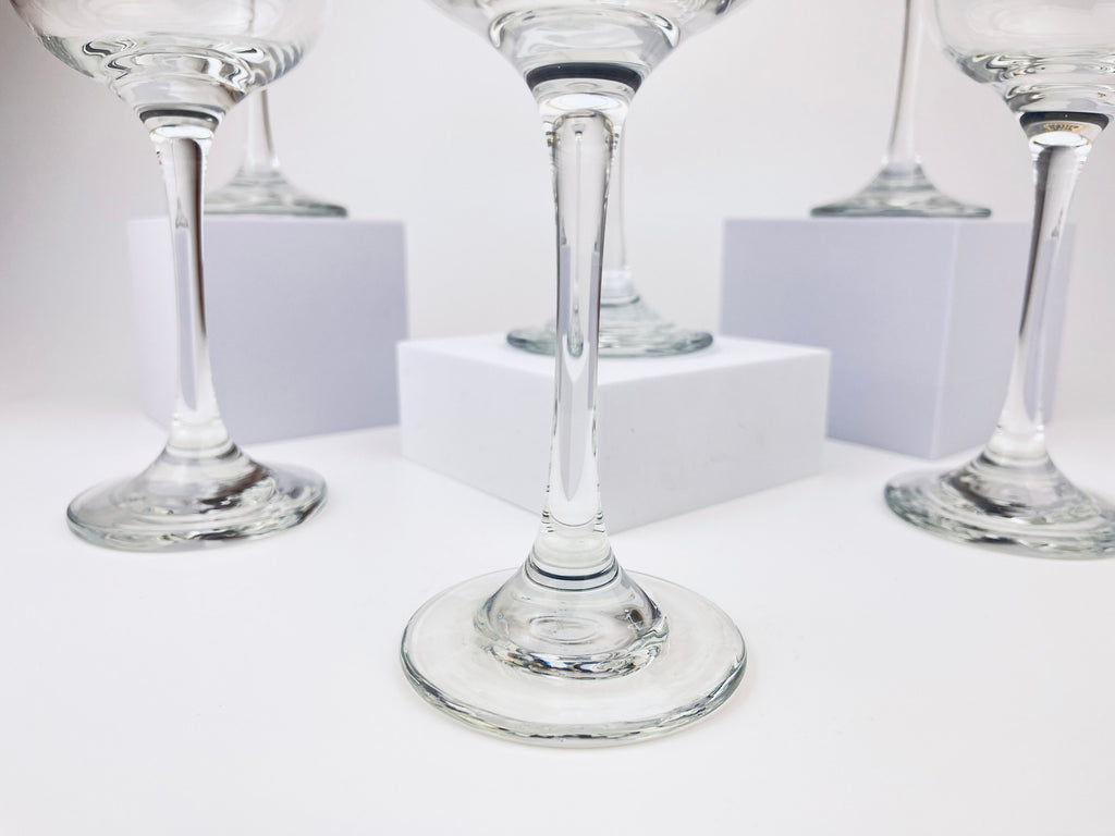 Product image for 'vintage gold textured vine stemmed drinking glasses set of six 6' (view b38582)