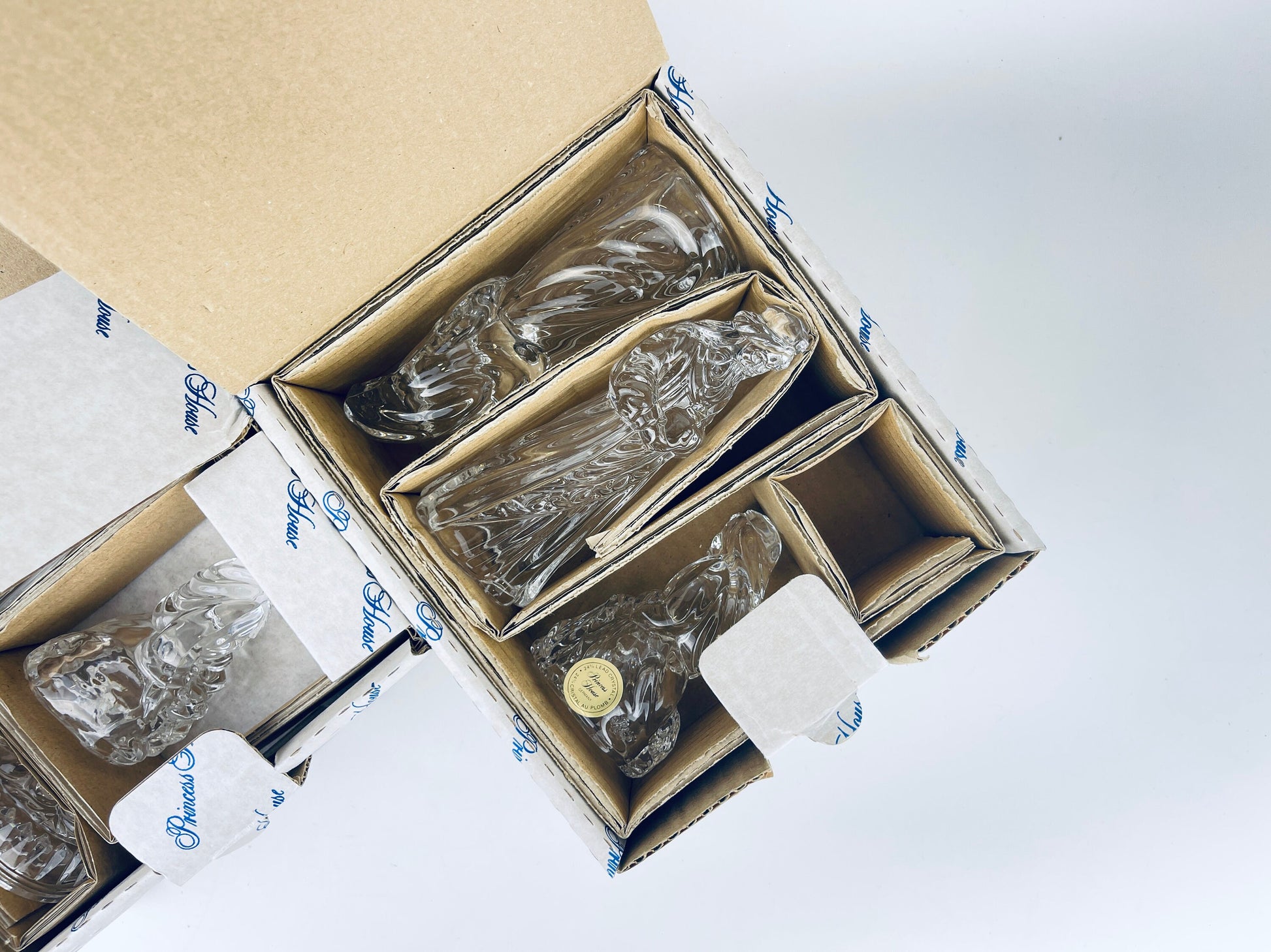 Product image for 'vintage princess house 24 lead crystal glass christmas nativity set sold separately made in germany' (view 32db25)