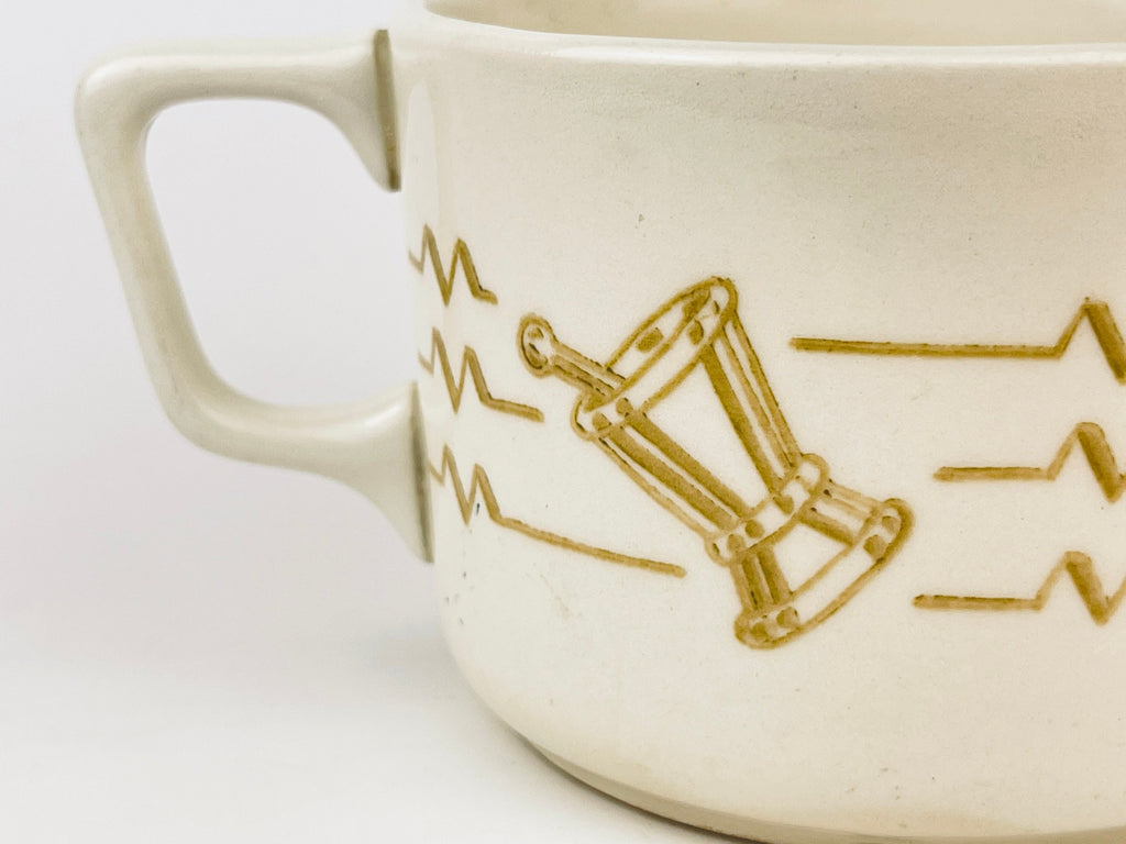 Product image for 'vintage rx spiller ceramic shaving cup mug mentholated 40 year club made in usa batavia ny' (view c1428f)