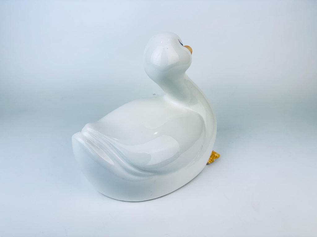 Product image for 'vintage large white ceramic duck figurine' (view 55c1b7)