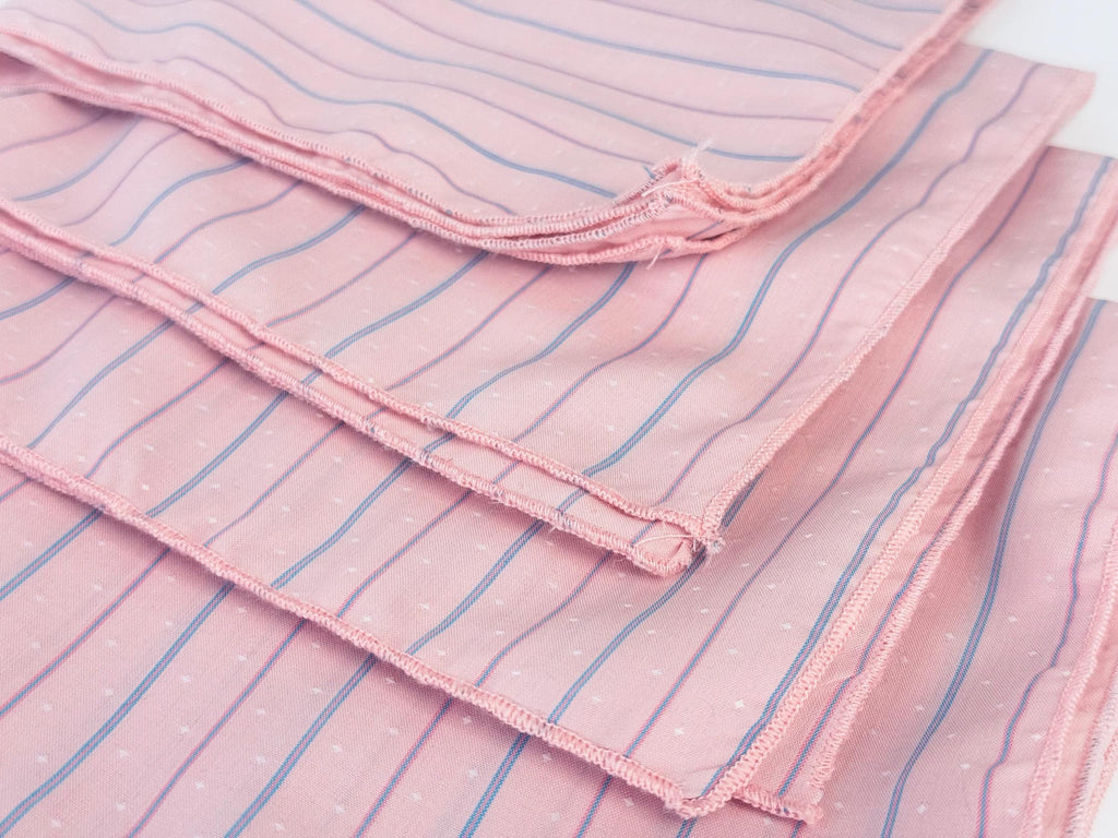 Product image for 'vintage oval 90s pink purple quilted place mats napkin set set of four 4' (view 9f2ecb)
