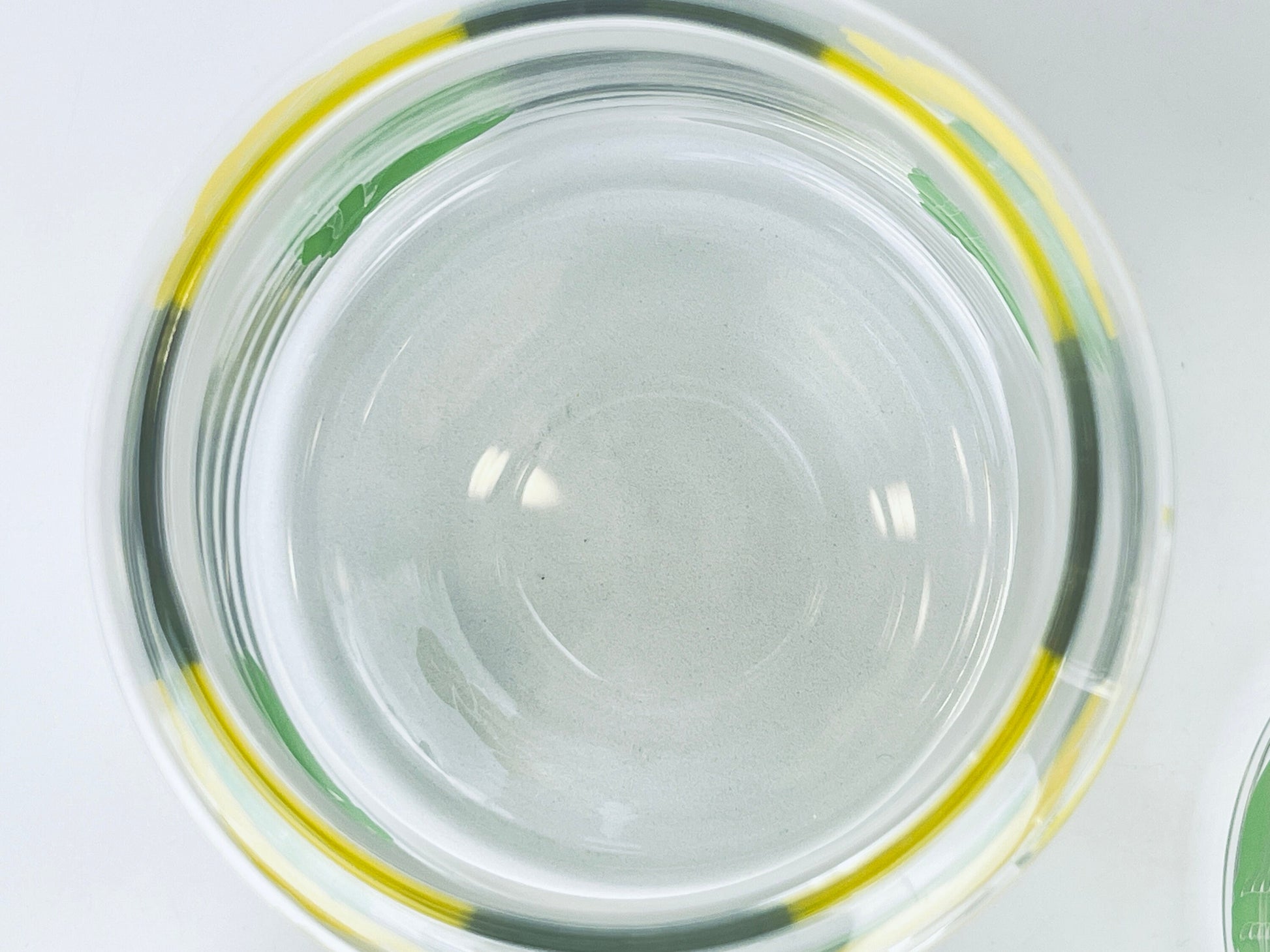 Product image for 'vintage yellow floral glass airtight container jar sold separately' (view 1fc56d)