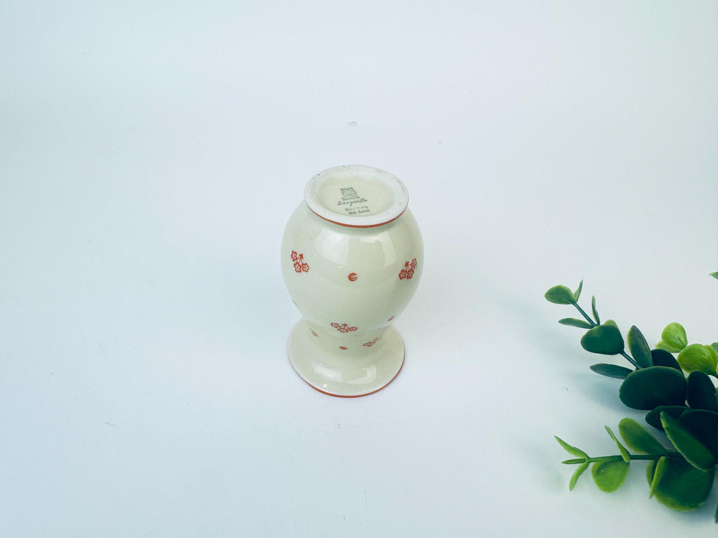 Product image for 'vintage bavaria mini beige red floral ceramic bud vase made in germany us zone jaeger co' (view 566e49)