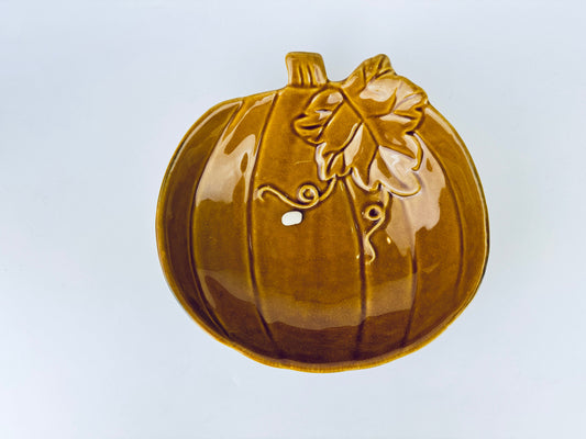 Product image for 'vintage ceramic pumpkin shaped decorative bowl' (view dade59)
