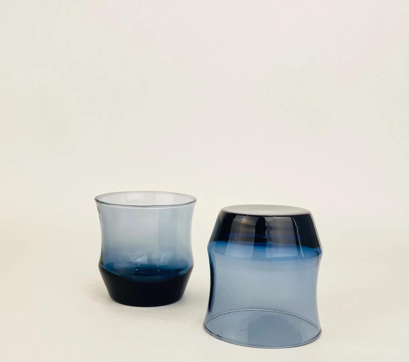 Product image for 'vintage mcm libbey apollo blue glassware sets sold separately' (view 4e626f)
