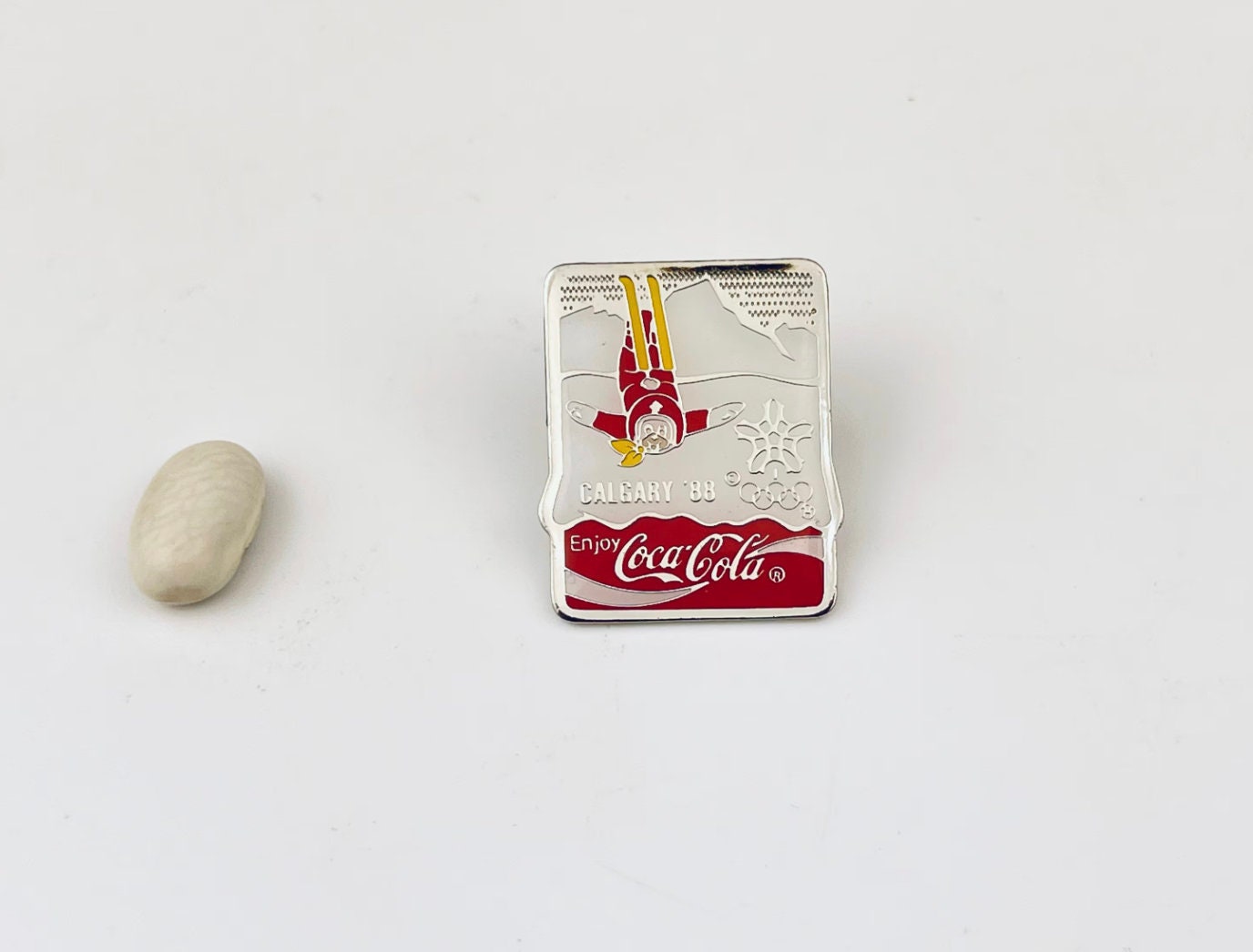 Product image for 'vintage calgary 1988 olympics coca cola pin usa issued made in taiwan new old stock nos pins sold separately' (view d73160)