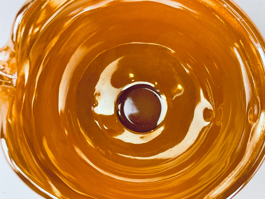 Product image for 'vintage fire king peach lustre laurel leaf creamer mid century elegance' (view da8df3)