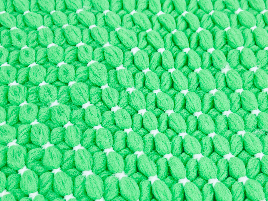 Product image for 'vintage green woven fringe table runner 11 x 30' (view 35aec9)