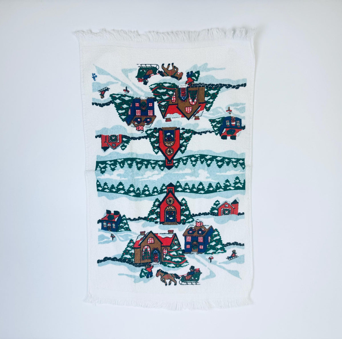Product image for 'vintage christmas fringe hand towels new old stock nos sold separately' (view a9c7b0)