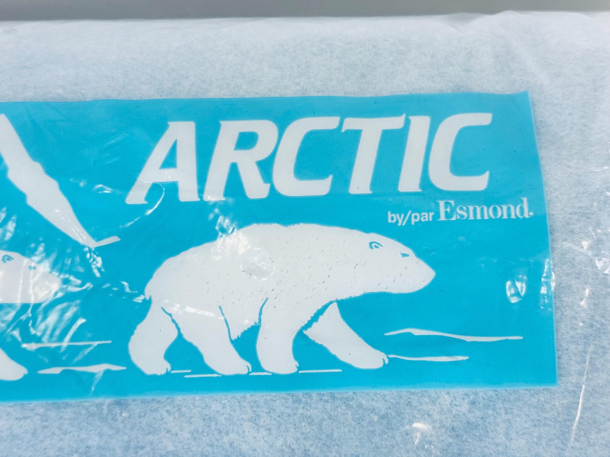 Product image for 'vintage arctic blue twin blanket satin ribbon trim new old stock nos made in canada by esmond' (view a83d01)