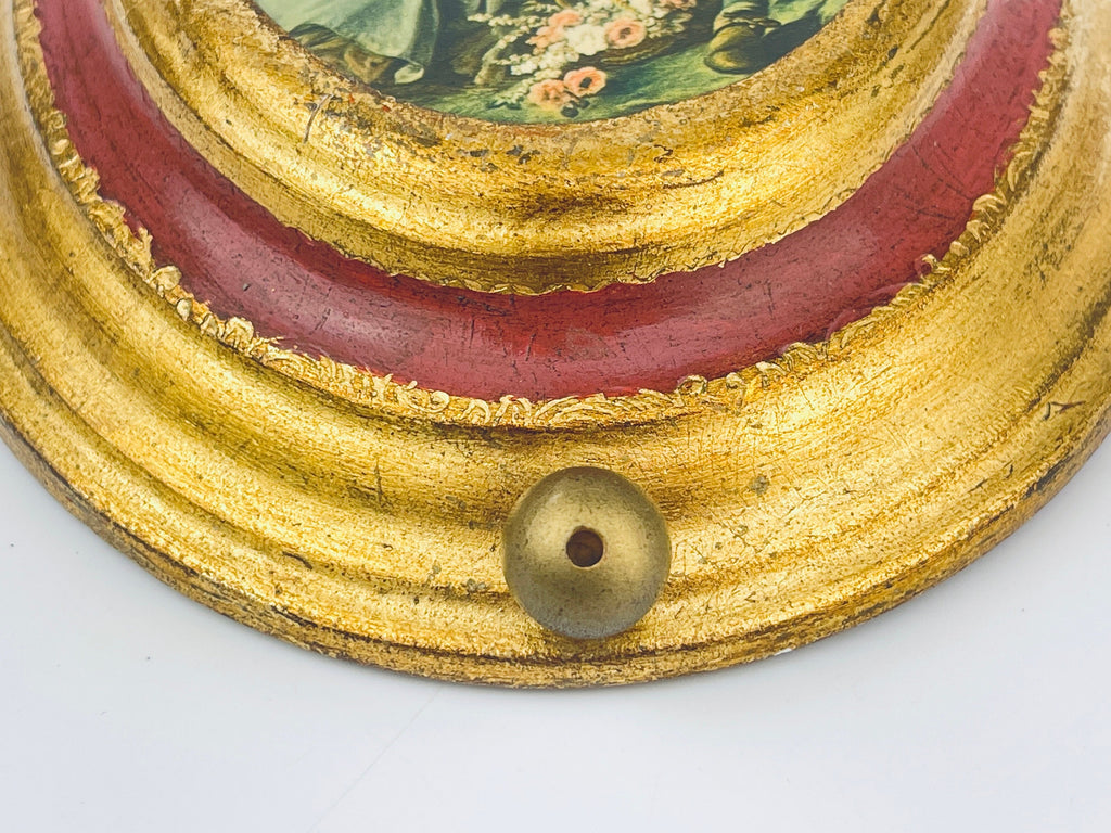 Product image for 'vintage swiss musical movement wall mounted oval art made in switzerland laras theme reuge doctor zhivago' (view 6e3dea)