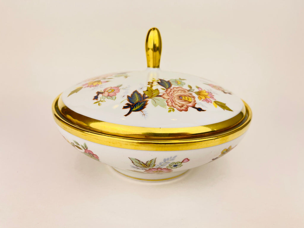 Product image for 'vintage floral porcelain candy trinket dish royal prozellan bavaria kpm germany handarbeit 1950' (view 3ce0ad)