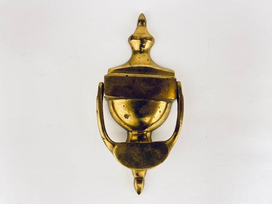 Product image for 'vintage brass door knocker attractive aged patina' (view 97ebc8)