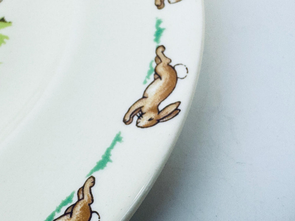 Product image for 'vintage bunnykins royal doulton plate bowl set cream ceramic 1950s english nursery dishware' (view 296b80)