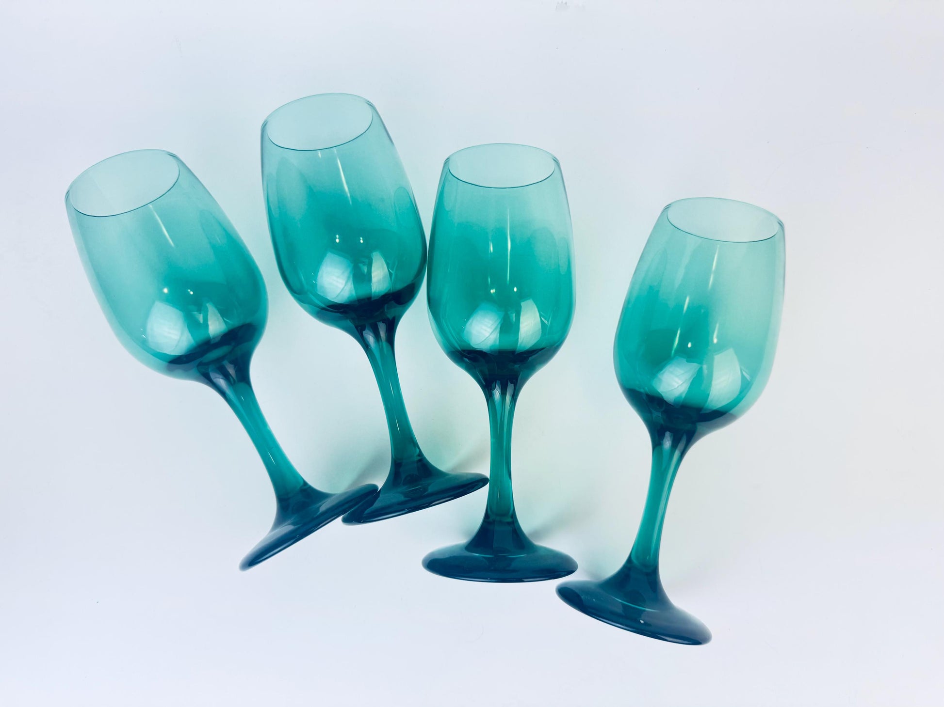 Product image for 'vintage juniper green libbey wine glasses sets sold separately' (view 7f5e83)
