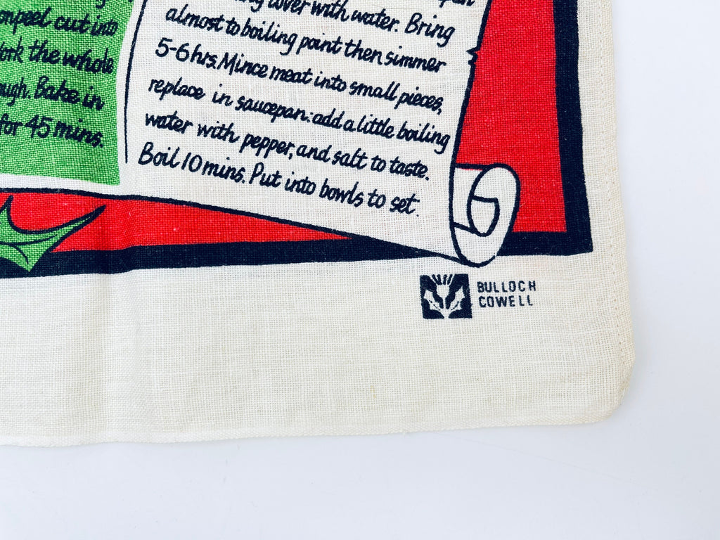 Product image for 'vintage traditional scottish recipes tea towel made in the united kingdom pure linen' (view 1c4b53)
