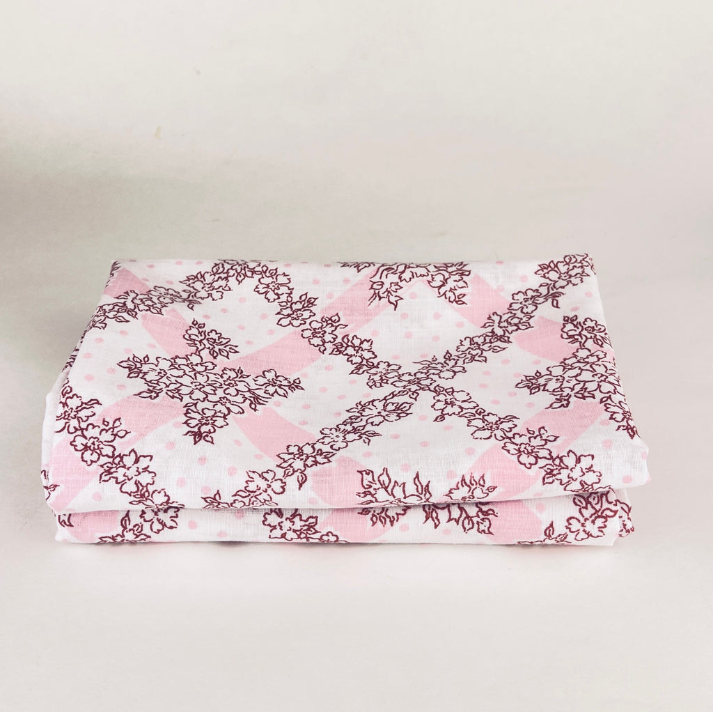Product image for 'vintage sears queen pink floral pillow covers set of two 2 made in canada' (view 915935)