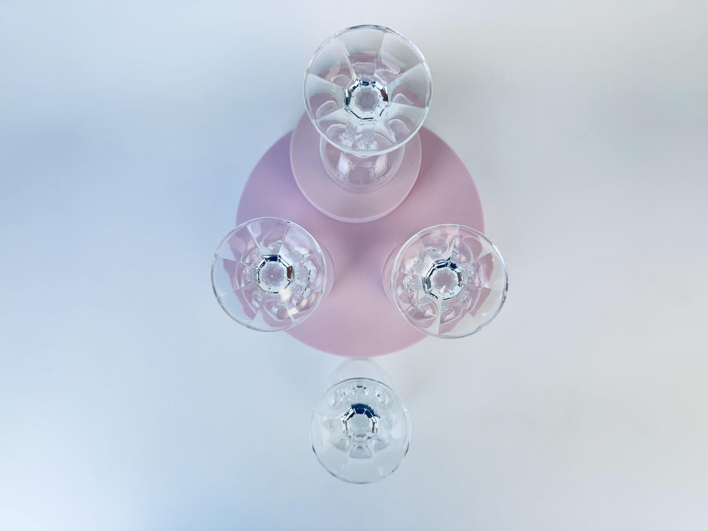 Product image for 'vintage diana bohemia clear crystal liqueur glassware set of four 4 made in czechoslovakia' (view a1f0b4)