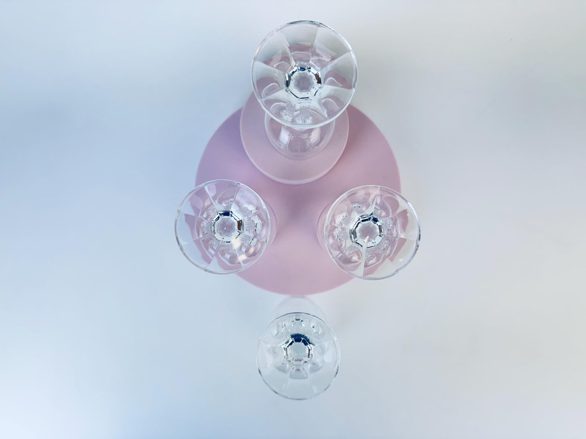 Product image for 'vintage diana bohemia clear crystal liqueur glassware set of four 4 made in czechoslovakia' (view a1f0b4)