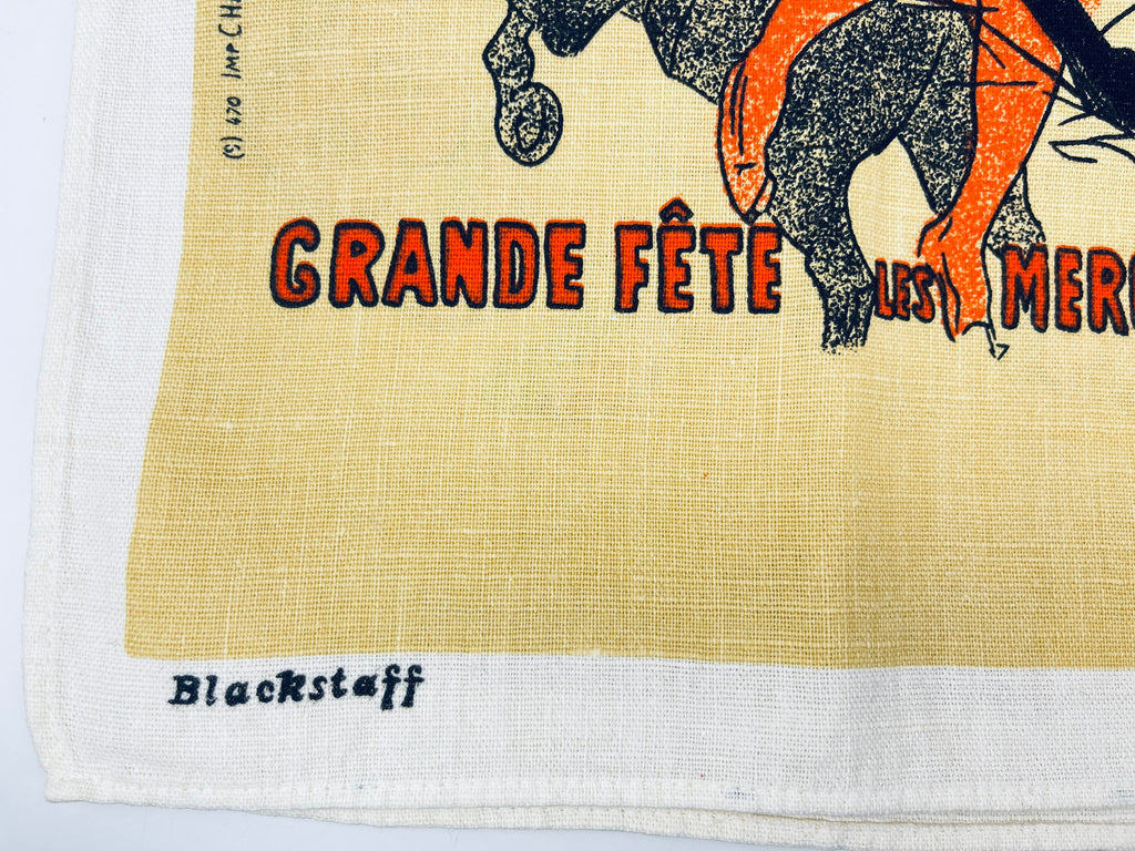 Product image for 'vintage moulin rouge tea towel statement towel made in ireland' (view 138e20)