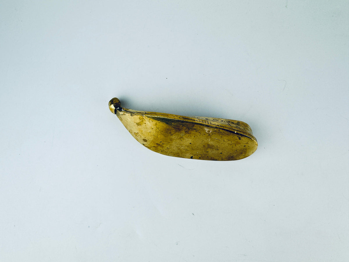Product image for 'vintage etched brass slipper ashtray attractive aged metal patina made in turkey' (view 31fe2c)