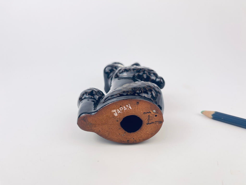 Product image for 'vintage red clay kitsch poodle dog pen pencil holder made in japan desktop organiser' (view 0c6657)