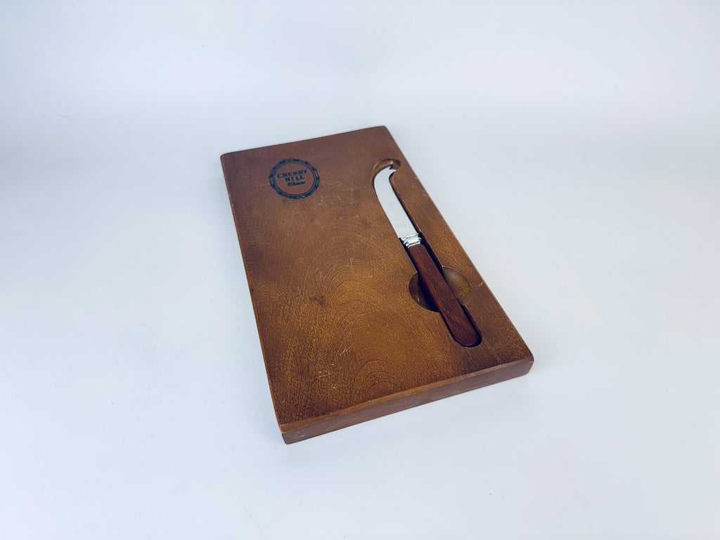 Product image for 'vintage cherry hill cheese board knife set stainless sheffield england' (view 549133)