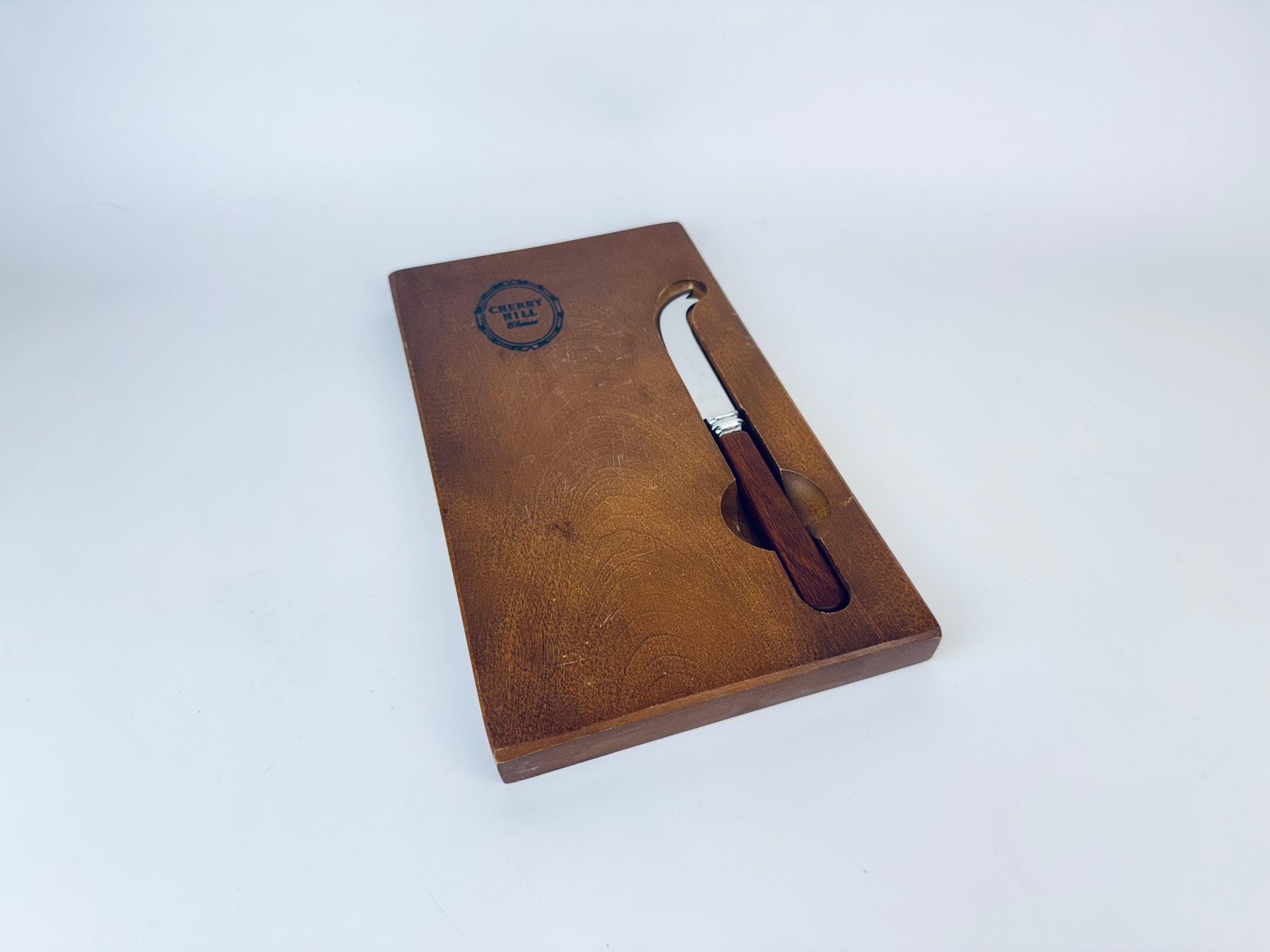 Product image for 'vintage cherry hill cheese board knife set stainless sheffield england' (view 549133)