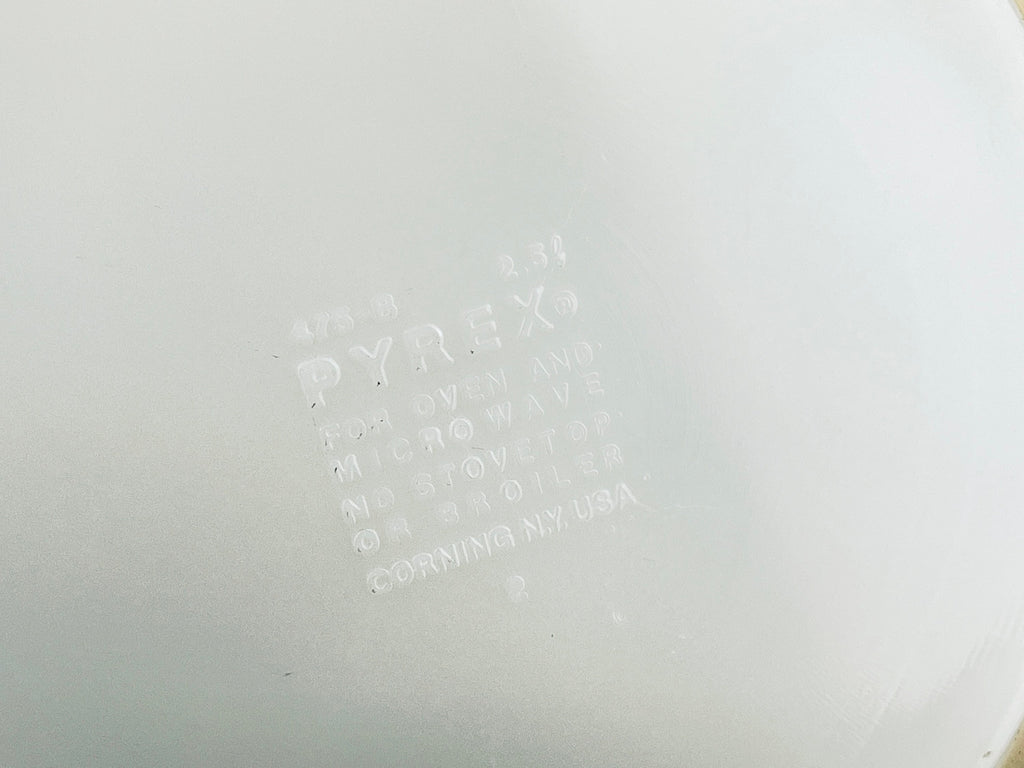 Product image for 'vintage homestead pyrex casserole dish 475 b' (view a0b0b3)