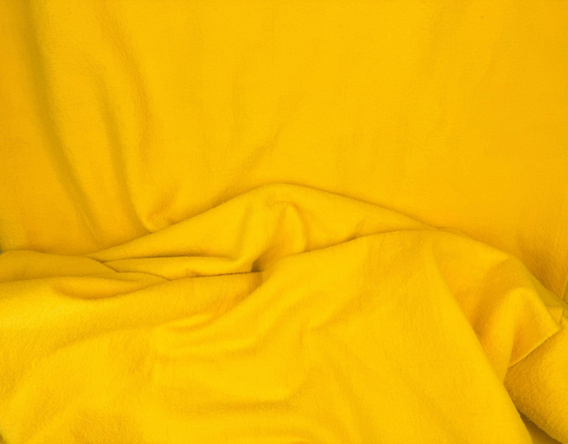 Product image for 'vintage yellow acrylic full blanket 82 x 92 floral eyelet satin ribbon trim made in canada' (view affc0b)