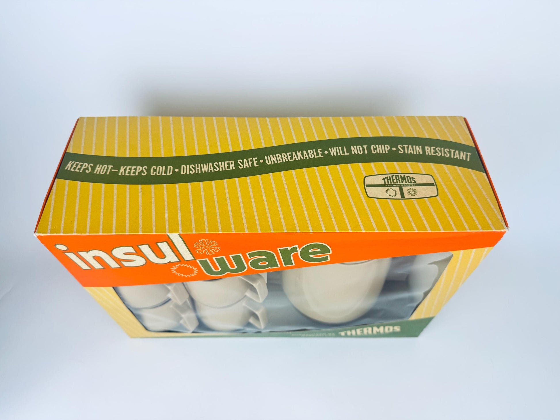 Product image for 'vintage thermos insul ware beige plastic pitcher cup set new in box new old stock' (view ffbff3)