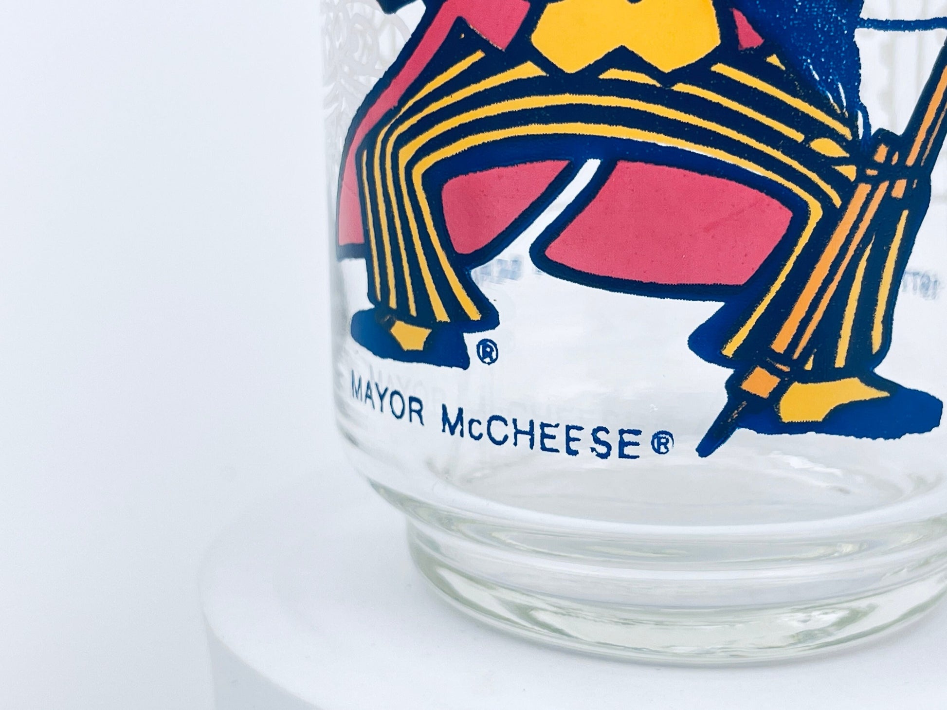 Product image for 'vintage mcdonalds mayor cheese captain crook glass tumblers mcdonaldland action series 1977 sold individually' (view 2ea7bb)