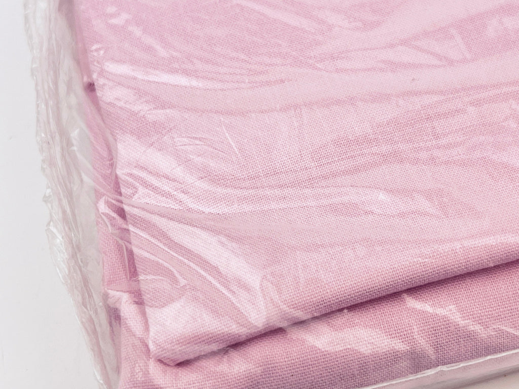 Product image for 'vintage sears perma prest pink twin flat sheet 50 50 cotton polyester blend new old stock nos made in canada' (view d243a8)