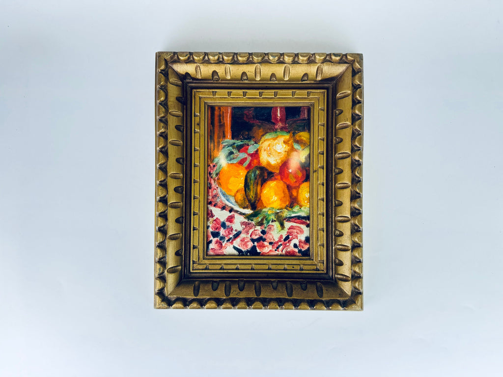 Product image for 'vintage faux wood ornate carved gold gilt picture frame hollywood regency decor' (view a42dd3)