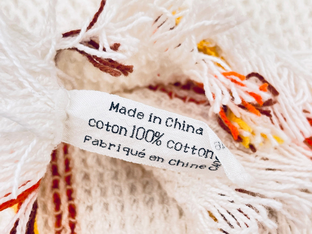 Product image for 'vintage rectangular striped waffle hand towels set of two 2 100 cotton' (view a12144)
