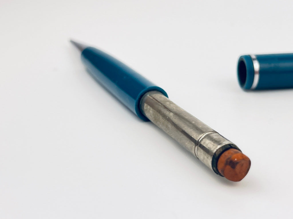 Product image for 'vintage watermans mechanical pencil ink quill pen set blue silver made in canada for smoothest writing quality' (view e74408)