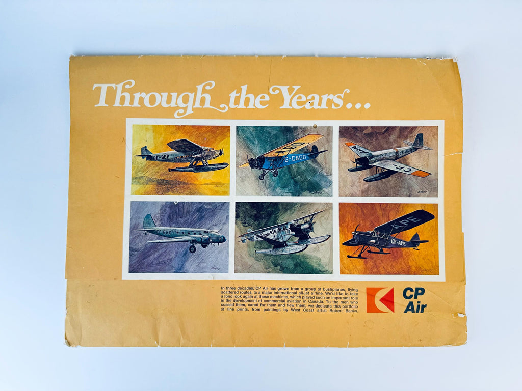 Product image for 'vintage canadian pacific air plane lithographs by robert banks sold separately' (view 9c7995)