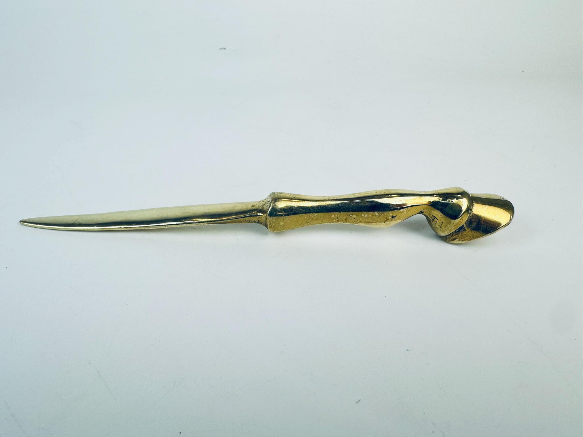 Product image for 'vintage solid brass horse hoof letter opener equestrian elegance' (view 78ed47)