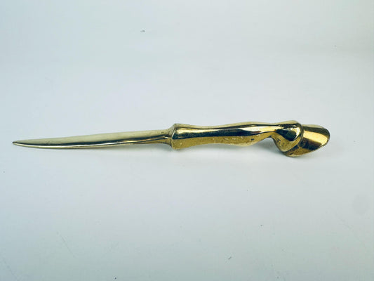Product image for 'vintage solid brass horse hoof letter opener equestrian elegance' (view 78ed47)