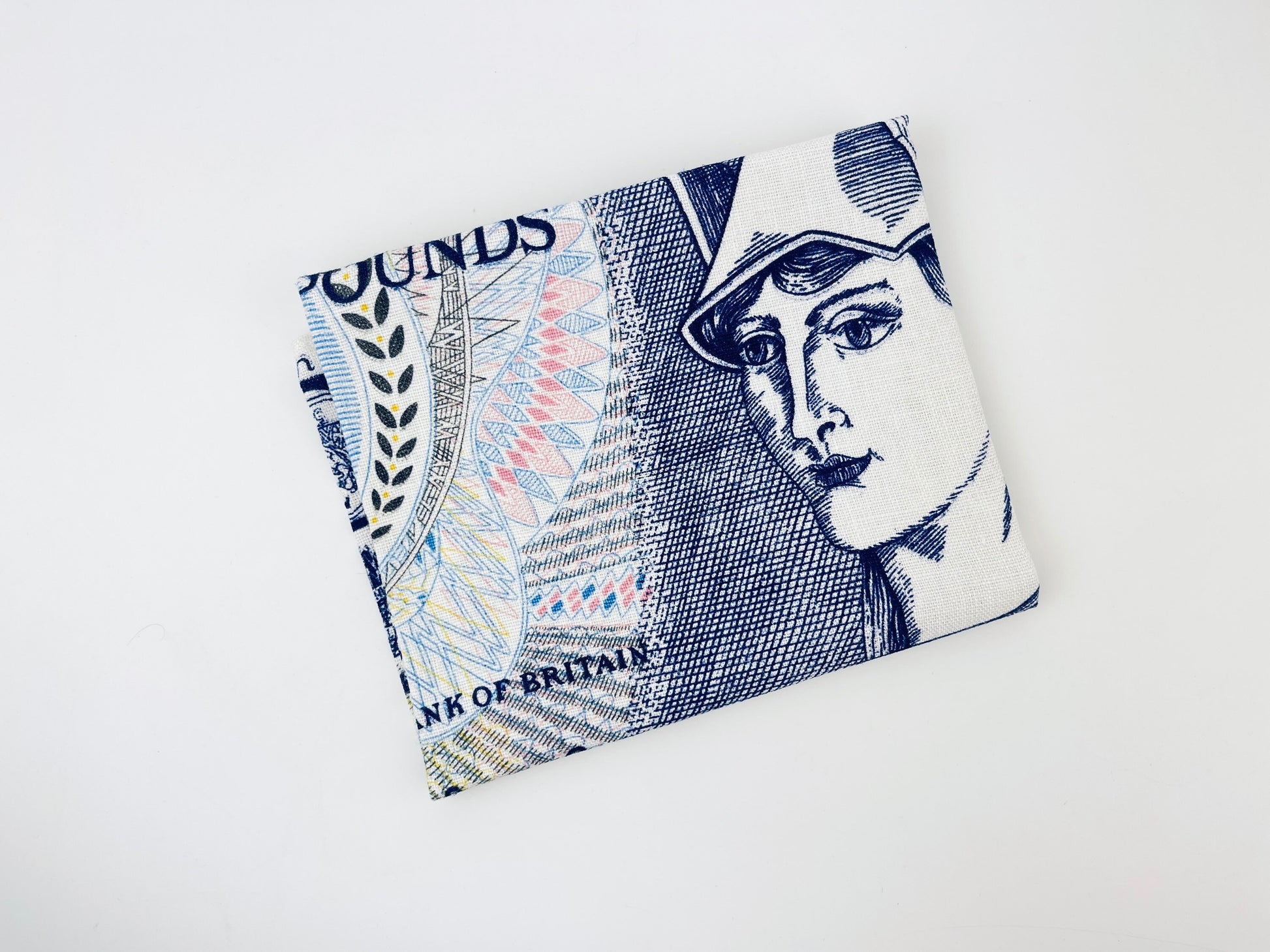 Product image for 'vintage 1960s bank of britain 5 irish linen tea towel ulster weavers statement textile' (view 6fc7a7)