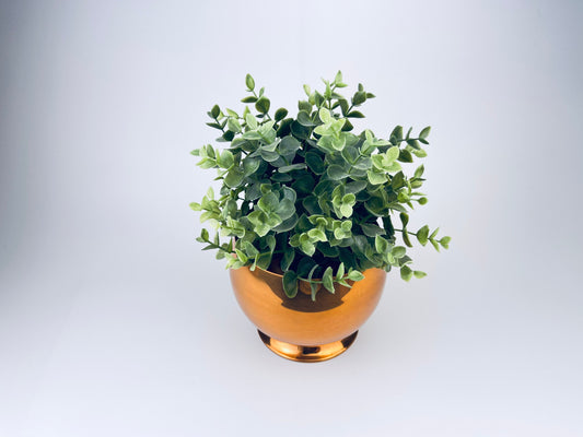 Product image for 'vintage round copper planter coppercraft guild attractive aged metal patina' (view 53c1c3)