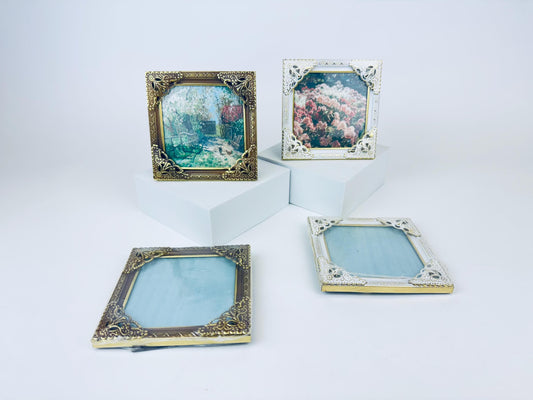 Product image for 'vintage ornate filigree square picture frames 3 x 3 new old stock sold separately' (view 001ce7)