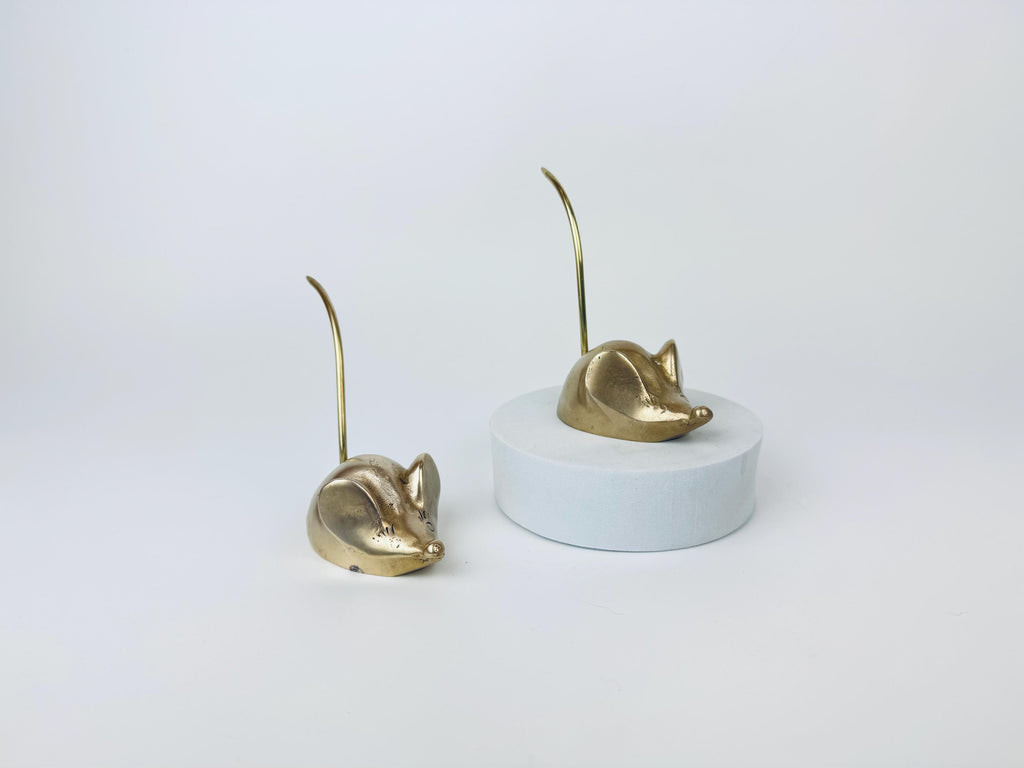 Product image for 'vintage brass mice jewellery holder set of two 2' (view beb8d9)