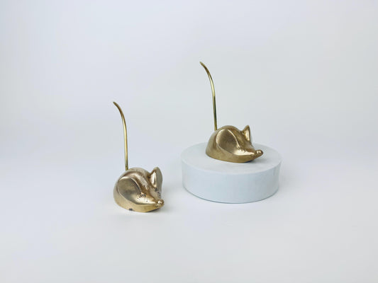Product image for 'vintage brass mice jewellery holder set of two 2' (view beb8d9)